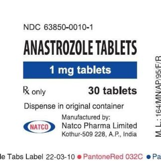 Anastrozole (Adex, Arimidex) Alpha Pharma 1mg x30