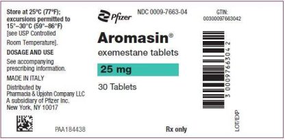 Aromasin (Asin) Chemist Pifzer 25mg x30