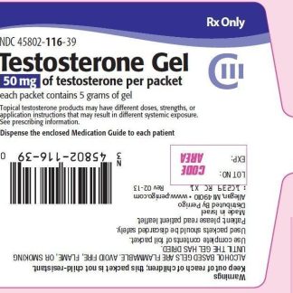 Androgel, Testosterone Gel 5g x10 Generic Pharma